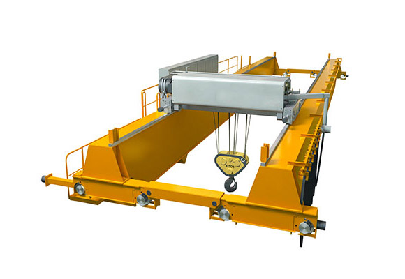 Double Girder Overhead Crane dengan Troli Hoist
