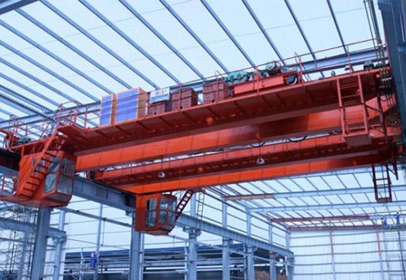 Double Girder Overhead Crane dengan Winch Troli