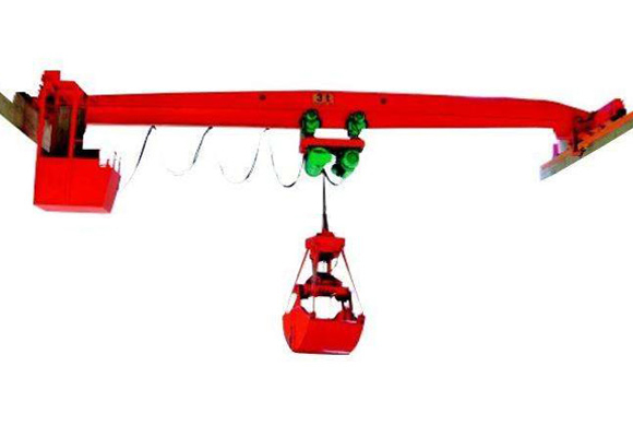 Single Girder Overhead Crane dengan Grab