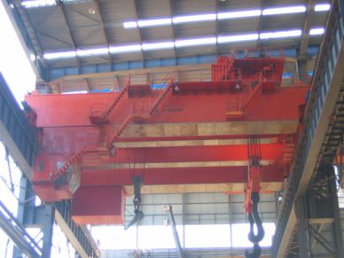 20 tan 50 Tan pemutus perjalanan overhed Double Girder Crane